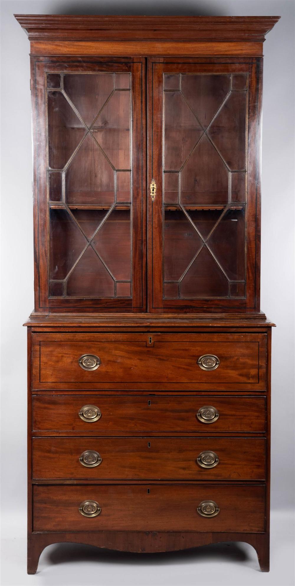 GEORGE III INLAID MAHOGANY