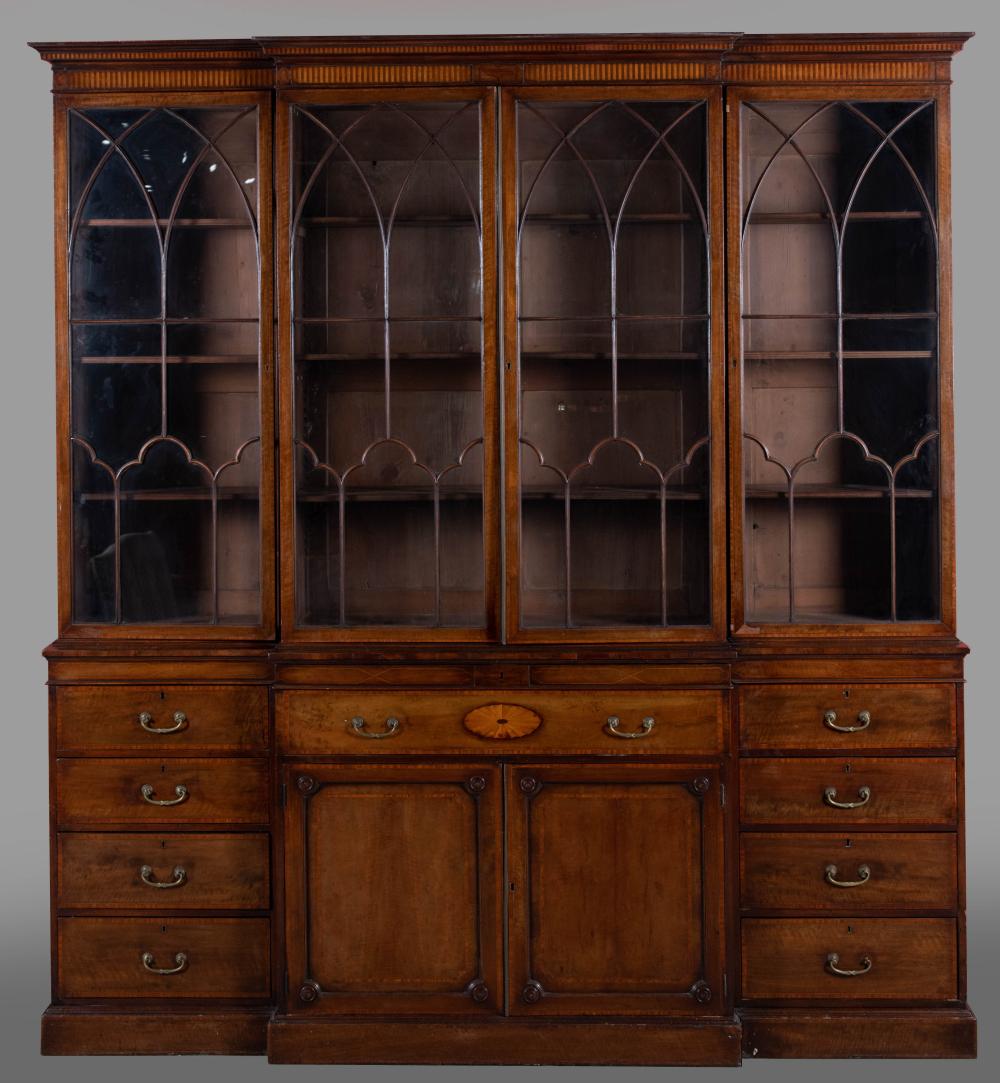 GEORGE III INLAID MAHOGANY