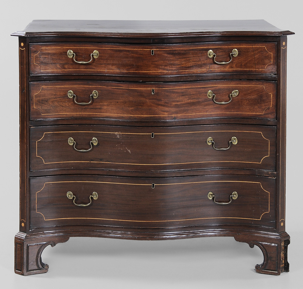 George III Inlaid Mahogany