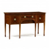 GEORGE III INLAID MAHOGANY SER
