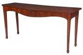 GEORGE III INLAID MAHOGANY SER