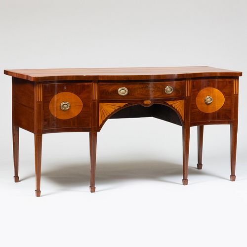 GEORGE III INLAID MAHOGANY