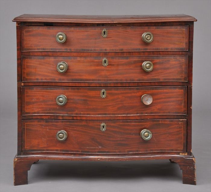 GEORGE III INLAID MAHOGANY