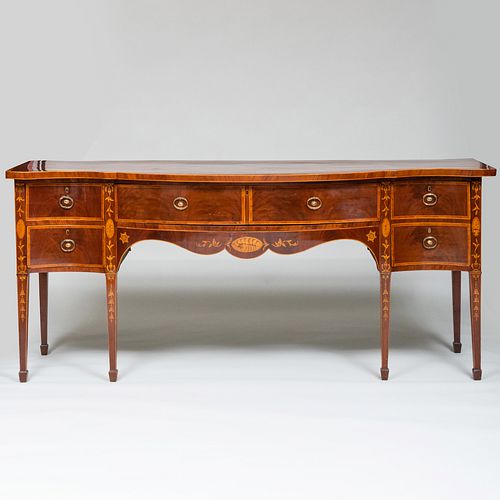GEORGE III INLAID MAHOGANY