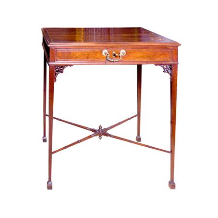 George III Inlaid Mahogany Side