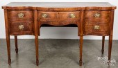 GEORGE III INLAID MAHOGANY SID