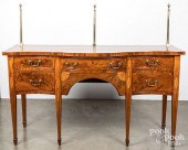 GEORGE III INLAID MAHOGANY SID