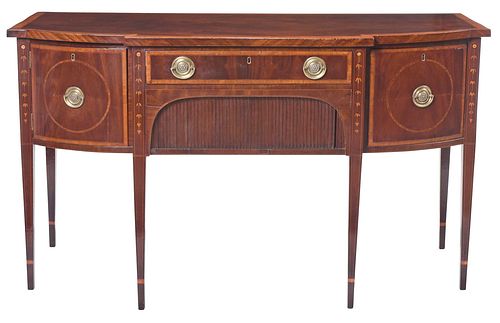 GEORGE III INLAID MAHOGANY