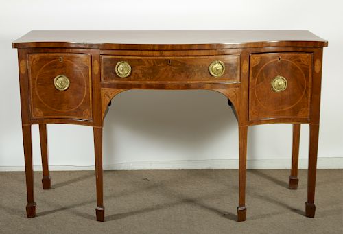 GEORGE III INLAID MAHOGANY
