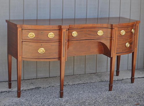 GEORGE III INLAID MAHOGANY