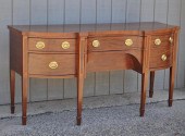 GEORGE III INLAID MAHOGANY SID