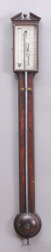 GEORGE III INLAID MAHOGANY STI