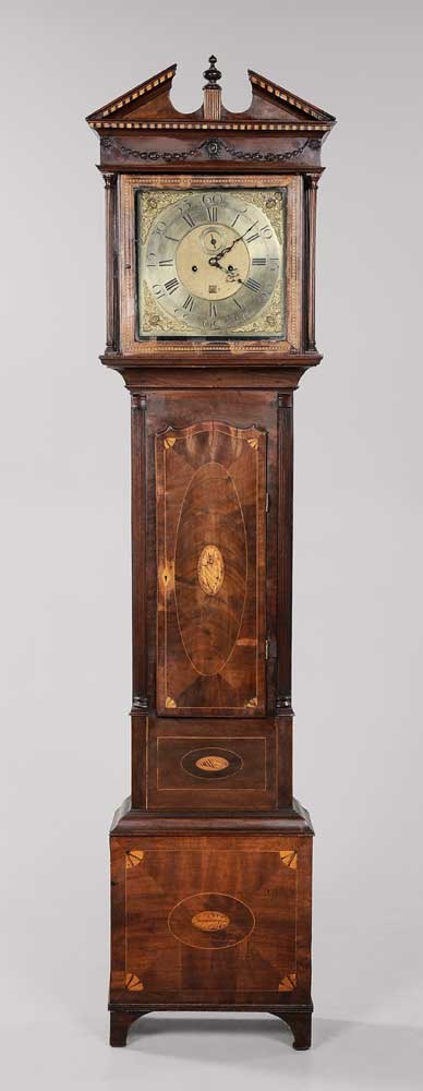 George III Inlaid Mahogany Tall