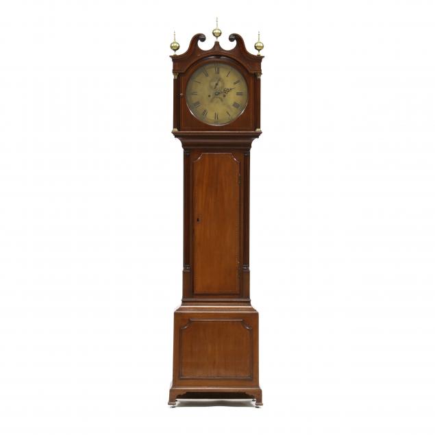 GEORGE III INLAID MAHOGANY TALL
