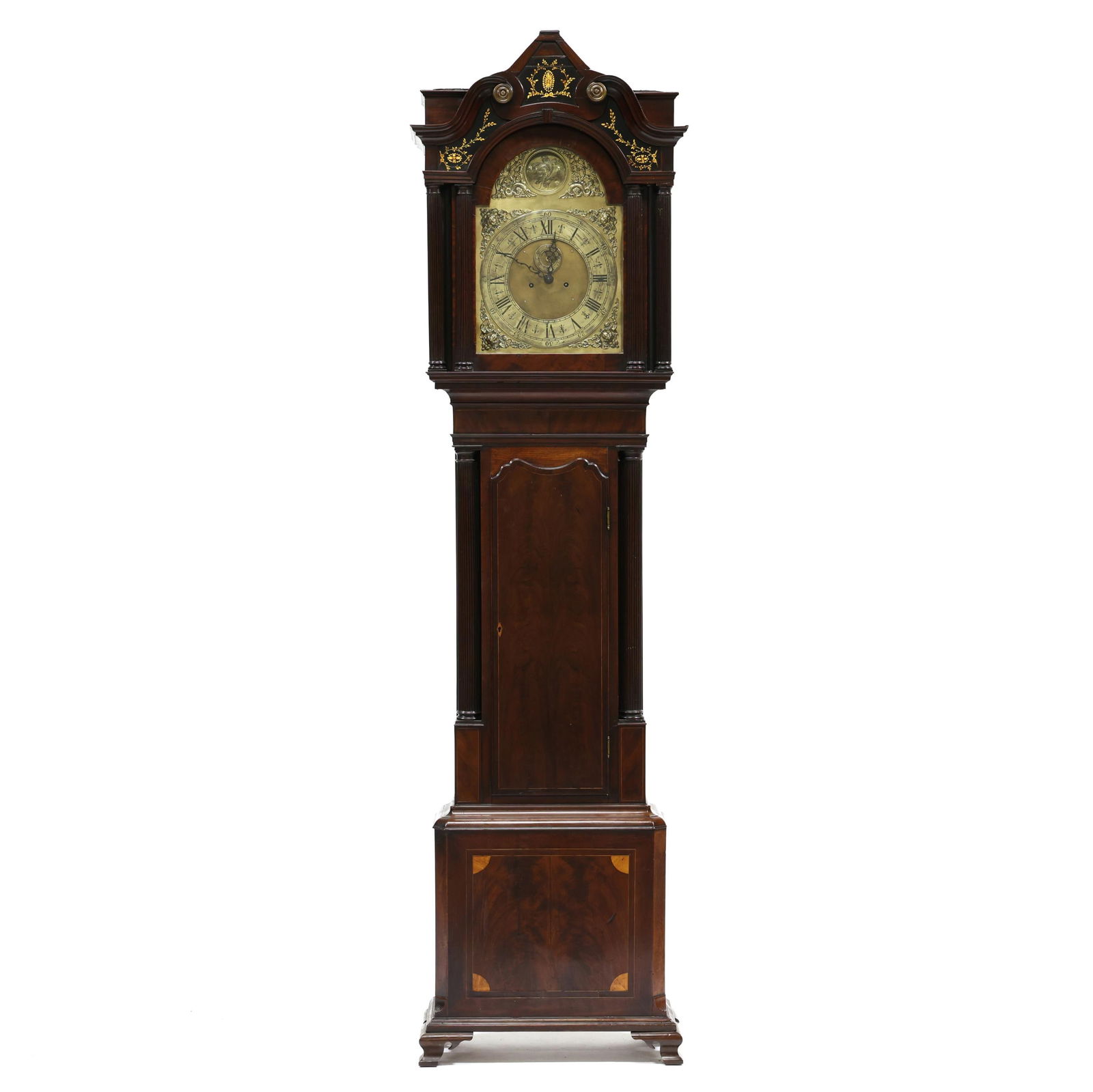 GEORGE III INLAID MAHOGANY TALL