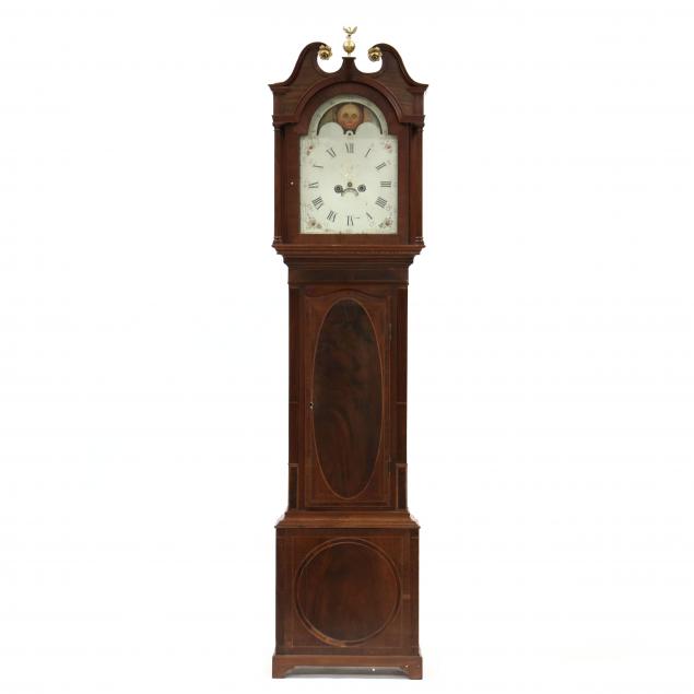 GEORGE III INLAID MAHOGANY TALL