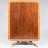 GEORGE III INLAID MAHOGANY TIL