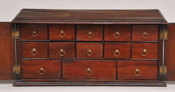 GEORGE III INLAID MAHOGANY