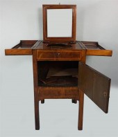 GEORGE III INLAID MAHOGANY WAS