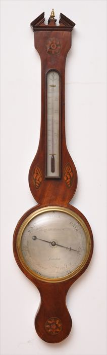 GEORGE III INLAID MAHOGANY WHEEL