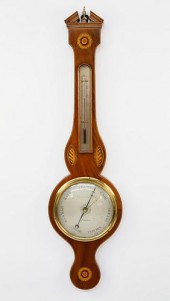 GEORGE III INLAID MAHOGANY WHE