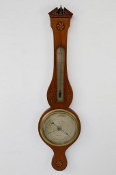 GEORGE III INLAID MAHOGANY WHE