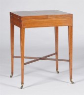 GEORGE III INLAID PARTRIDGEWOO