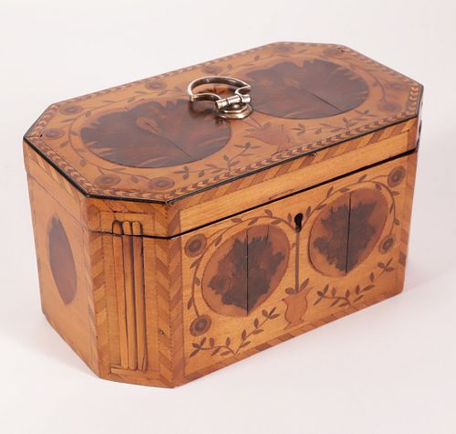 GEORGE III INLAID SATINWOOD