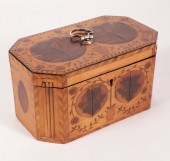 GEORGE III INLAID SATINWOOD DO