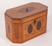 GEORGE III INLAID SATINWOOD DO