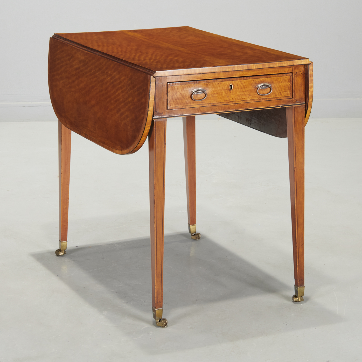 GEORGE III INLAID SATINWOOD