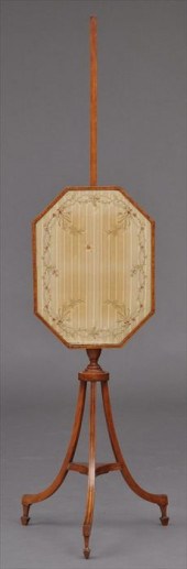 GEORGE III INLAID SATINWOOD PO