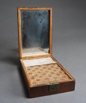 GEORGE III INLAID WALNUT DRESS