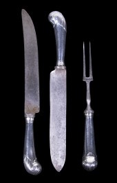 GEORGE III IRISH SILVER HANDLE