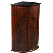 GEORGE III JAPANNED CORNER CUP
