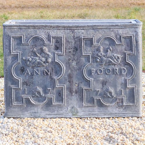 GEORGE III LARGE LEAD CISTERN,