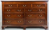 GEORGE III LARGE MAHOGANY MULE