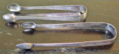 GEORGE III LOT OF 2 SUGAR TONG