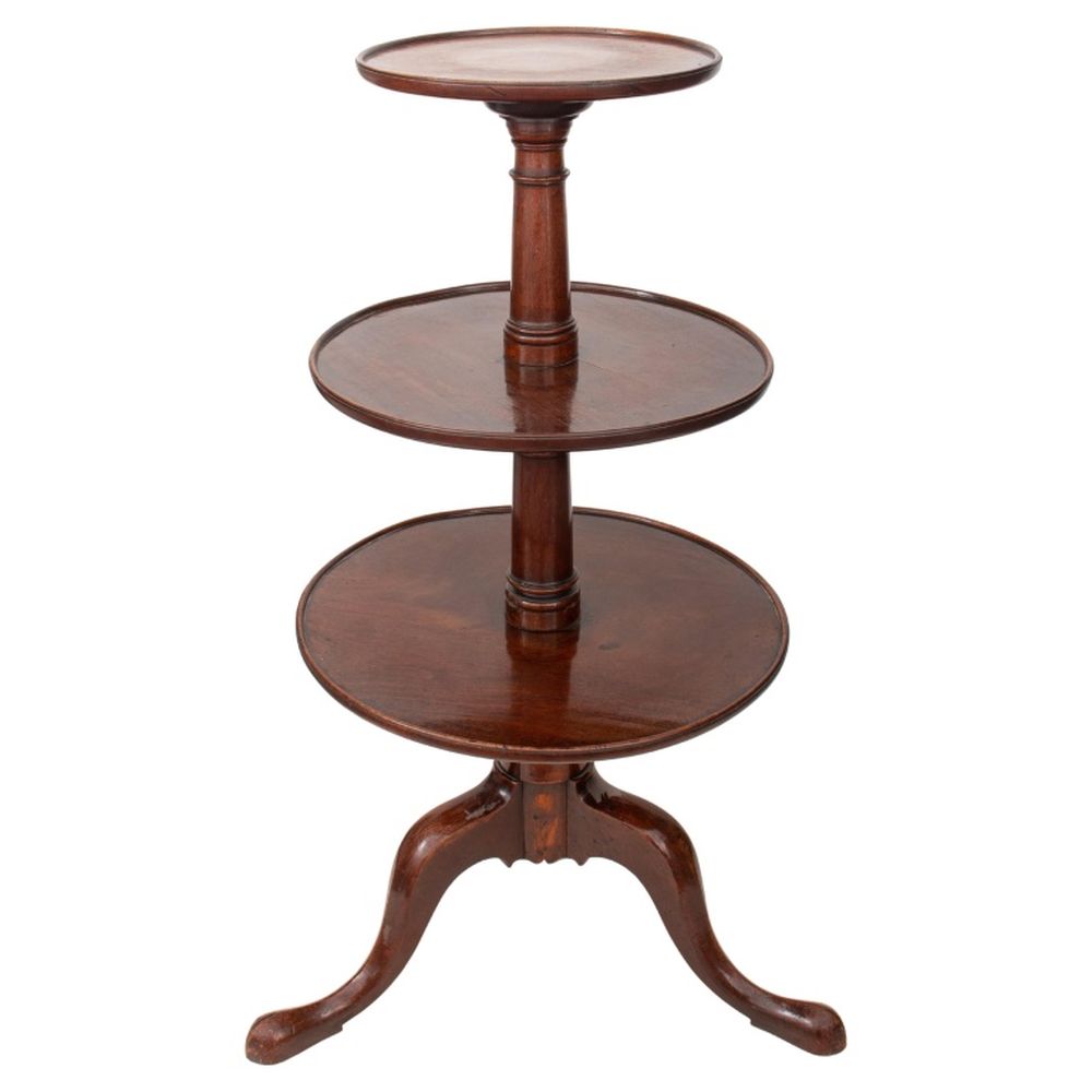 GEORGE III MAHOGANY 3 TIER