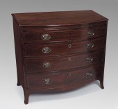 GEORGE III MAHOGANY 4 DRAWER C
