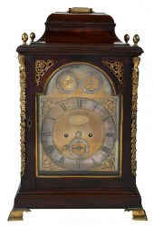 GEORGE III MAHOGANY AND BRONZE