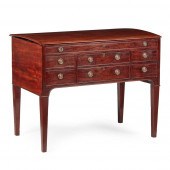 GEORGE III MAHOGANY AND EBONY