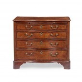 GEORGE III MAHOGANY AND INLAID