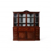 GEORGE III MAHOGANY AND INLAID