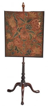 GEORGE III MAHOGANY AND NEEDLE