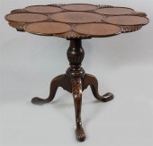 GEORGE III MAHOGANY AND OAK TI