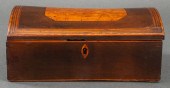 GEORGE III MAHOGANY AND SATINW