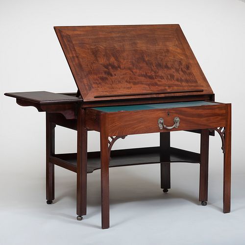 GEORGE III MAHOGANY ARCHITECT'S