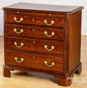 GEORGE III MAHOGANY BACHELOR&#