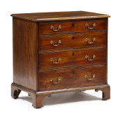 GEORGE III MAHOGANY BACHELOR'S